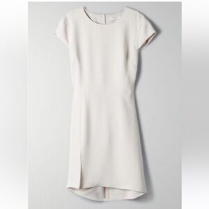 Aritzia Babaton Hamptons Mini Dress in color Bone - Size 0